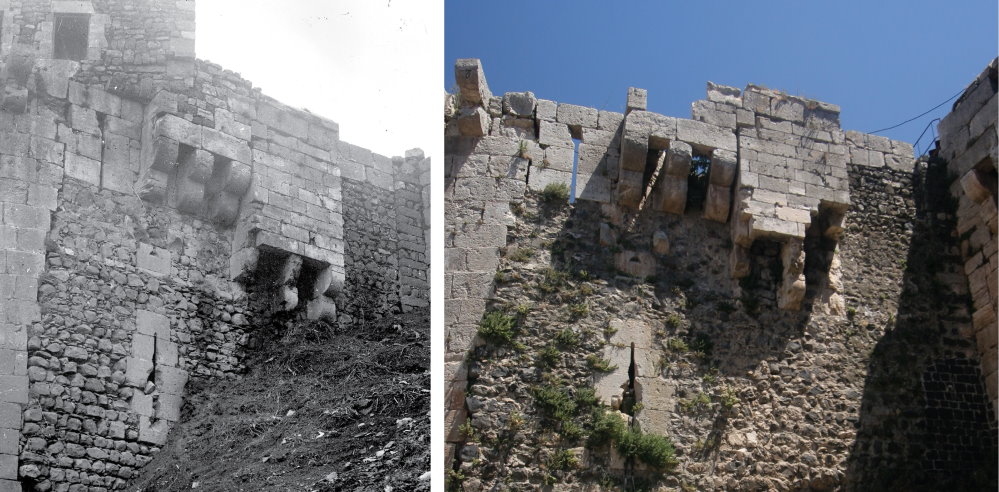 Secteur 7. Couronnement de la face ouest du saillant 32. Comparaison 1930-2009