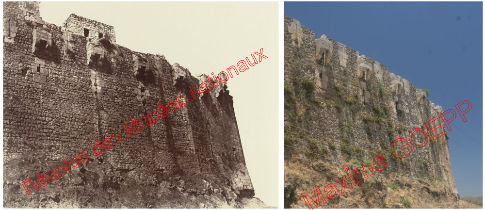 Secteur 7. Vue du mur 32-29 pris du sud-est