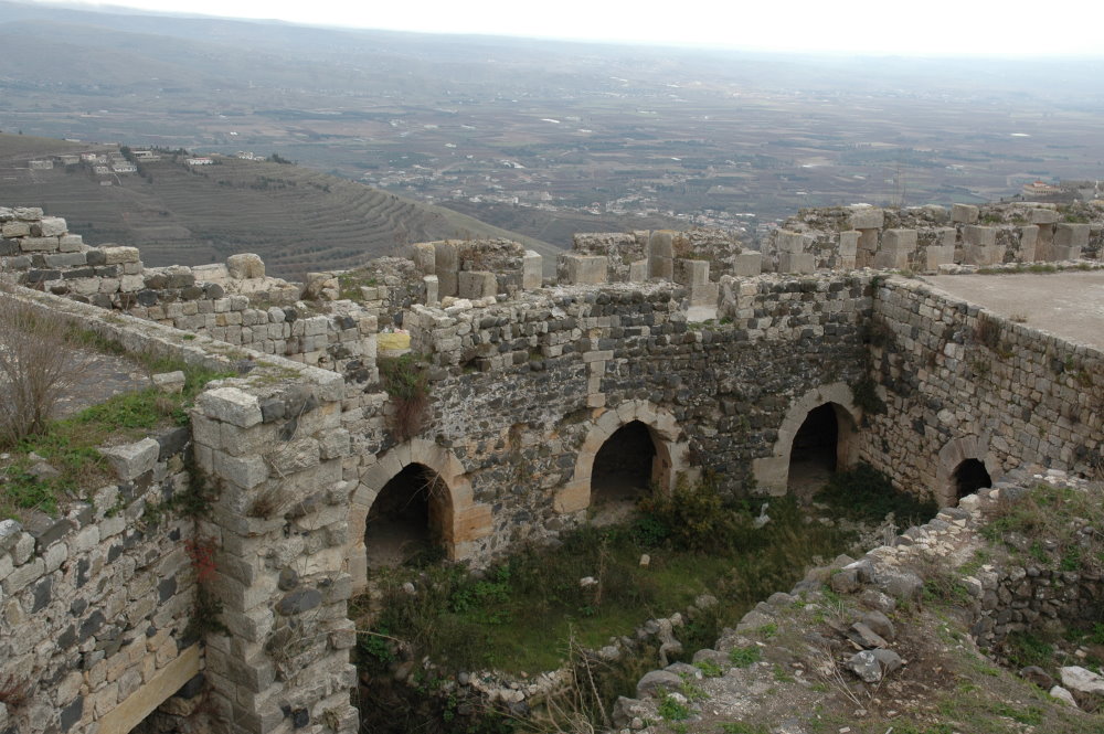 Secteur 7. Vue de l'intérieur de la courtine 32-29