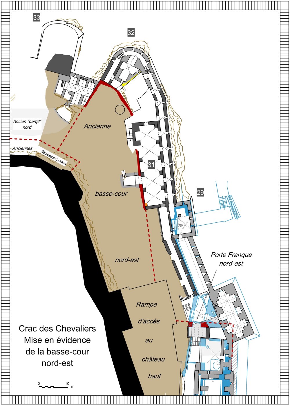 Secteur 7 : Mise en évidence de la basse-cour nord-est